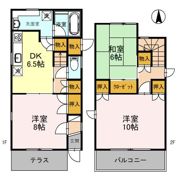 コートビーンズの間取り画像