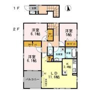 プレジール美沢の間取り画像