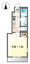 カメリア北土居 Bの間取り画像