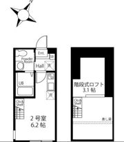 ハーミットクラブハウスキアーヴェIIIB棟の間取り画像