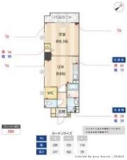 ルクレ新川レジデンスの間取り画像