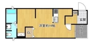 クロスレジデンシアの間取り画像
