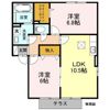 スクエアガーデン Bの間取り画像