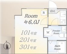 ルミアコート六町の間取り画像