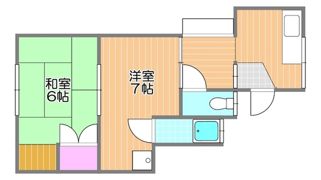 十日市アパートの間取り画像