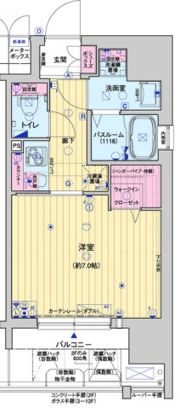レオンヴァリエ大阪ベイシティⅡの間取り画像