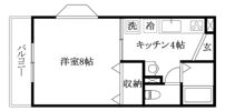 カレンハイツの間取り画像