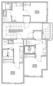 OPEN RISE尾久銀座Ⅰの間取り画像