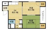 竹園コープの間取り画像