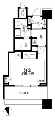 白金ザ・スカイ西棟の間取り画像