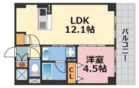 Arome梅田の間取り画像