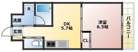 R-ⅢCourtの間取り画像