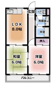 オスカー藤田の間取り画像