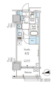 パークアクシス赤塚の間取り画像
