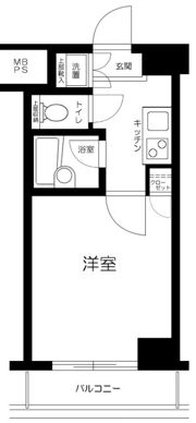 ルーブル新橋の間取り画像