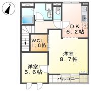 プラージュ鳴尾の間取り画像