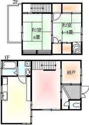花ノ宮町2丁目5-21一戸建ての間取り画像