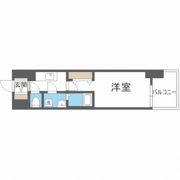 Quintet NAMBA(旧:レジュールアッシュNAMBA)の間取り画像