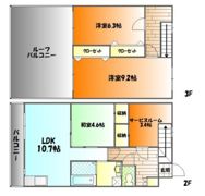 日和マンションの間取り画像