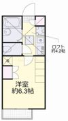 アップルハウス十日市の間取り画像