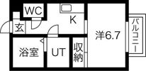 ラ・フォーレ萩原の間取り画像
