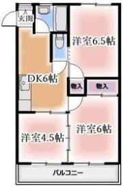 東明コーポの間取り画像
