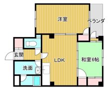 シャン・ド・ポワール呉羽の間取り画像