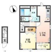 仮）新橋新築アパートの間取り画像