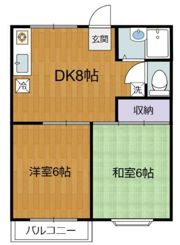 グランディオス小金井の間取り画像