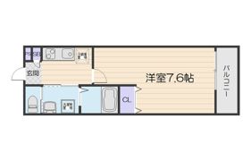 ALEGRIA古川橋Ⅱの間取り画像