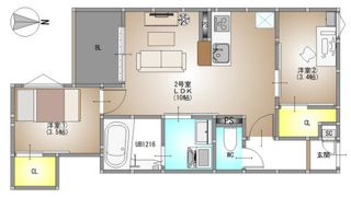 仮称）REGALEST 伊島町Ⅱの間取り画像