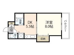 カーサ楠木の間取り画像