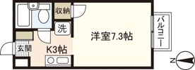 フォブール鍵村 B棟の間取り画像
