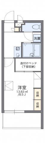 レオパレスコーラルアイルの間取り画像