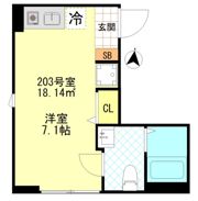 FERIO三河島の間取り画像