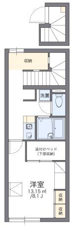レオパレスピアチェーレの間取り画像