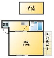松林堂SK第6マンションの間取り画像