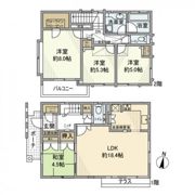 松見町戸建の間取り画像