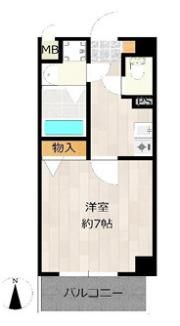 レクシア江坂の間取り画像