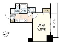 La Vivant 西白島の間取り画像