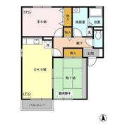 ロイヤルガーデン Bの間取り画像