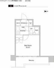 レジデンス三軒茶屋スクエアの間取り画像