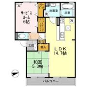 シャンテ春日の間取り画像