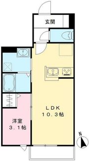 エスポワールAの間取り画像