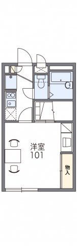 レオパレスピュアフルの間取り画像