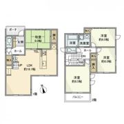 櫨木戸建の間取り画像