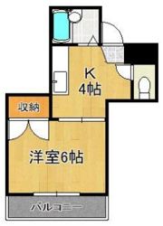 シャトレ東新町の間取り画像