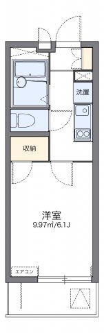レオパレスルーブルⅡの間取り画像