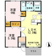 中里戸建1号棟･2号棟･3号棟 1号棟の間取り画像