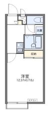 レオパレス上前ハイツ Kの間取り画像
